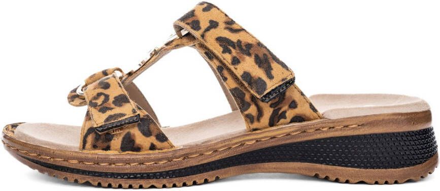 Ara Slippers Hawaï zomerschoen sandaal met klittenbandsluitingen