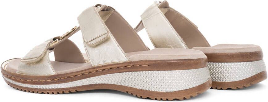 Ara Slippers Hawaï zomerschoen sandaal met sleehak