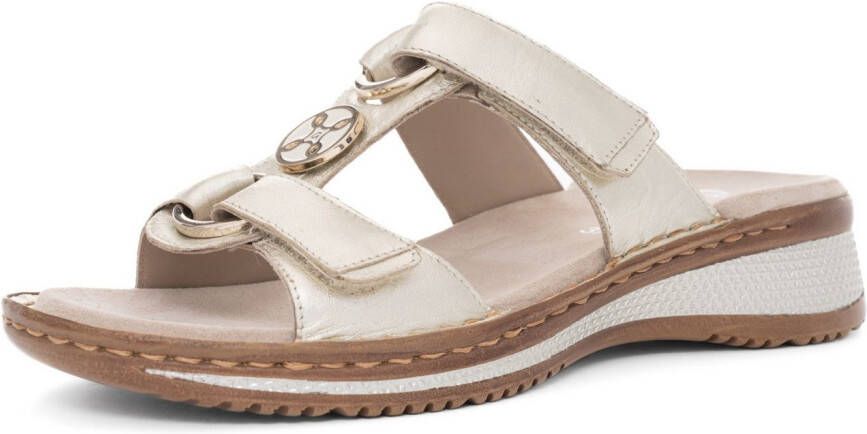 Ara Slippers Hawaï zomerschoen sandaal met sleehak