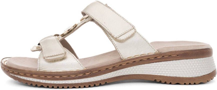 Ara Slippers Hawaï zomerschoen sandaal met sleehak