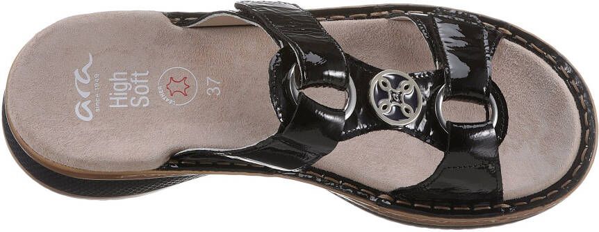 Ara Slippers Hawaï sleehak zomerschoen pantoffels met klittenband