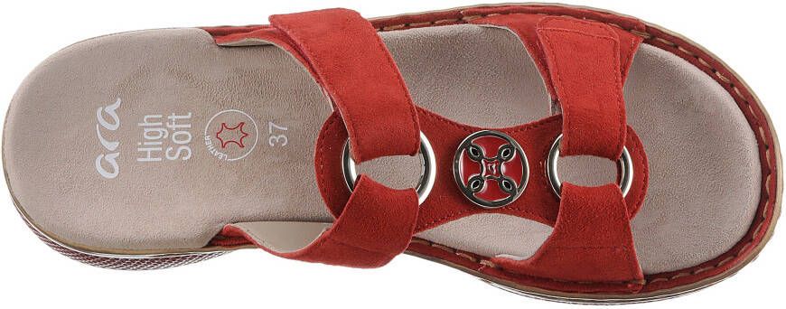 Ara Slippers Hawaï sleehak zomerschoen pantoffels met klittenband
