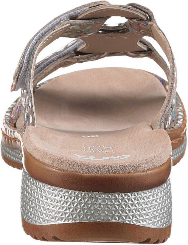 Ara Slippers Hawaï sleehak zomerschoen pantoffels met klittenband