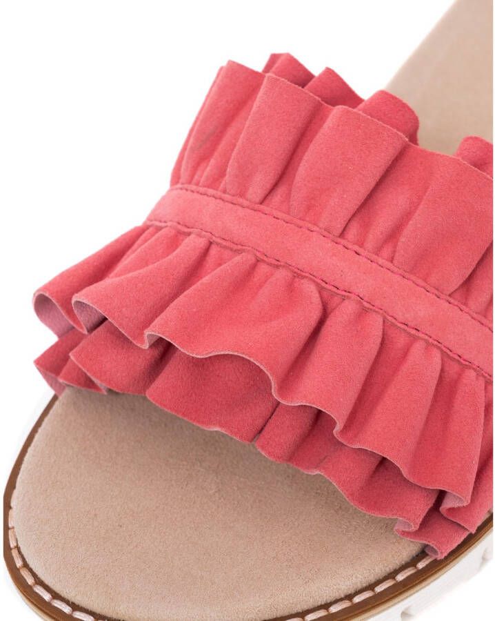Ara Slippers KENT slides flats sandaal met geplooide bandage