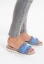 Ara Slippers KENT slides flats sandaal met geplooide bandage - Thumbnail 5