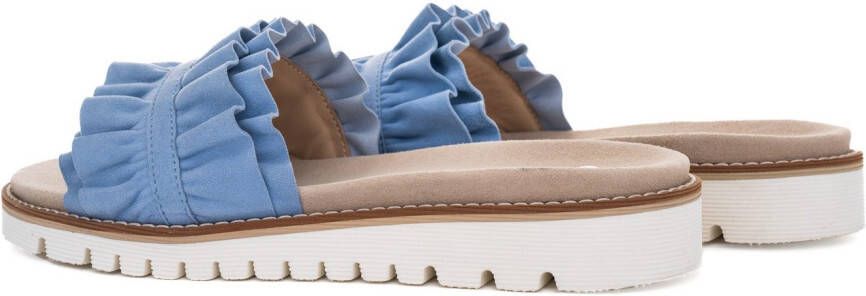 Ara Slippers KENT slides flats sandaal met geplooide bandage