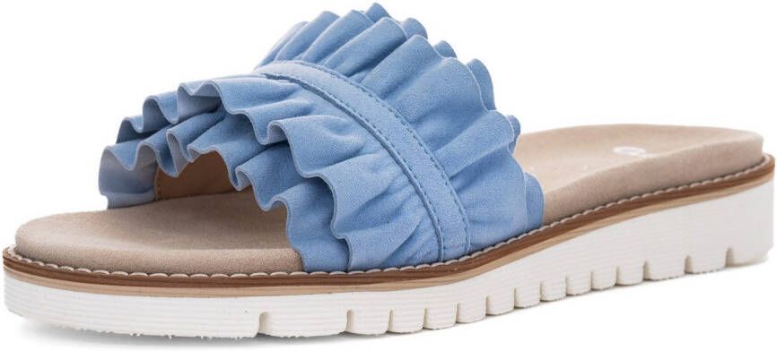Ara Slippers KENT slides flats sandaal met geplooide bandage
