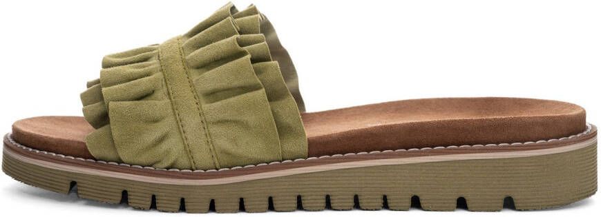 Ara Slippers KENT slides flats sandaal met geplooide bandage