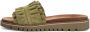 Ara Slippers KENT slides flats sandaal met geplooide bandage - Thumbnail 8