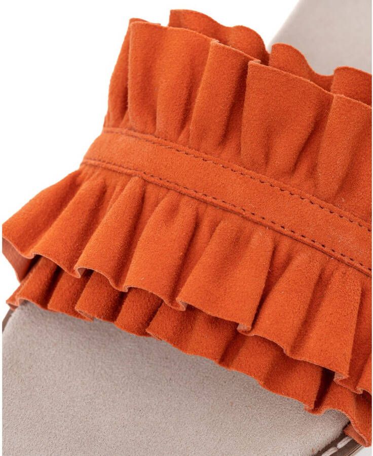 Ara Slippers KENT slides flats sandaal met geplooide bandage