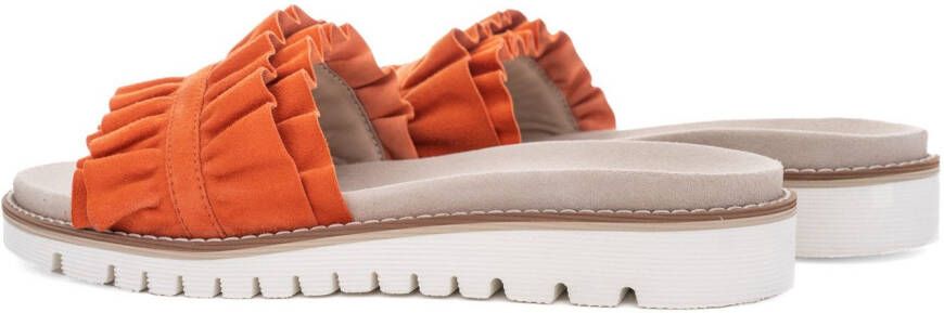 Ara Slippers KENT slides flats sandaal met geplooide bandage