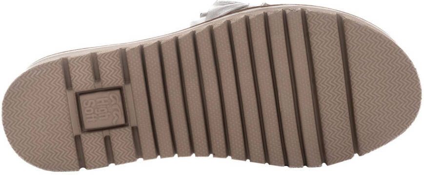 Ara Slippers KENT slides flats sandaal met geplooide bandage