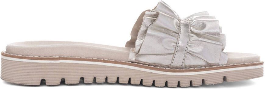 Ara Slippers KENT slides flats sandaal met geplooide bandage
