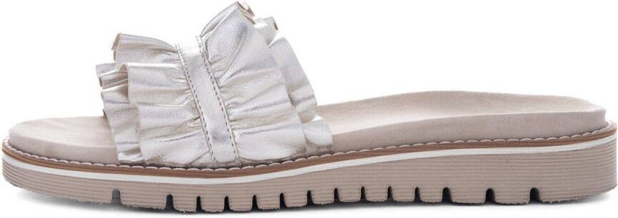 Ara Slippers KENT slides flats sandaal met geplooide bandage