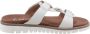 Ara Wit leren zomerslipper met uniek detail White Dames - Thumbnail 36