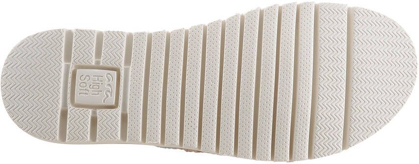 Ara Slippers KENT met kleurrijke vlechtriempjes