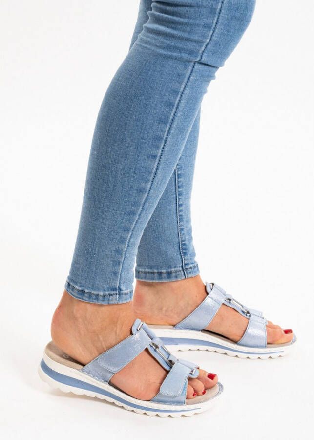 Ara Slippers TAMPA sleehak zomerschoen slippers met sieraandeel g-breedte