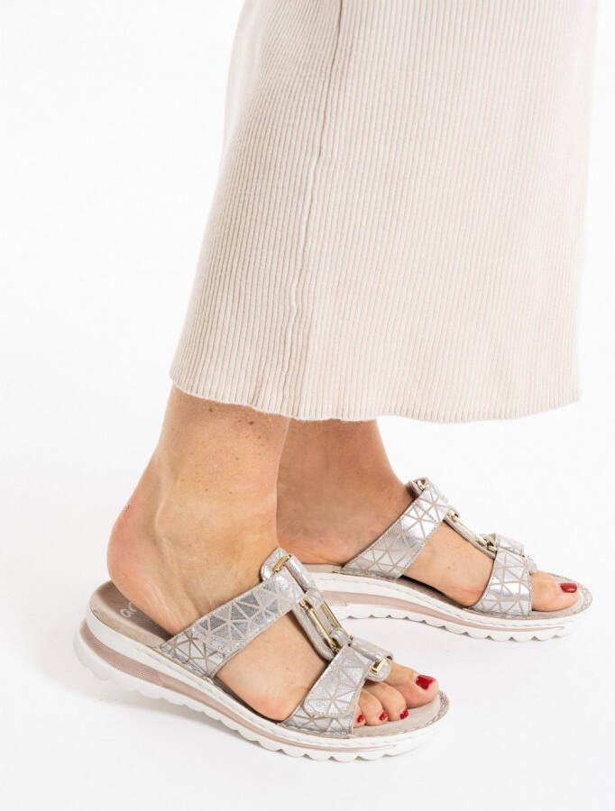 Ara Slippers TAMPA sleehak zomerschoen slippers met sieraandeel g-breedte