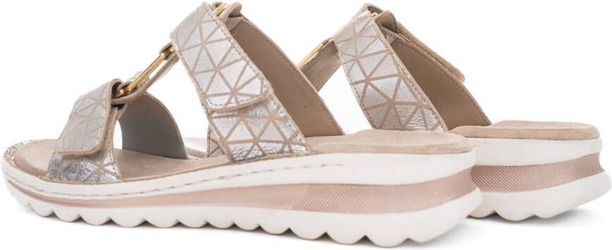 Ara Slippers TAMPA sleehak zomerschoen slippers met sieraandeel g-breedte