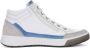 Ara 1250002~~~~~~~~~~~~~~~~~~~~~~~ Hoge sneakersDames veterschoenenDames sneakersHalf-hoge schoenenVeterboots Wit beige - Thumbnail 9