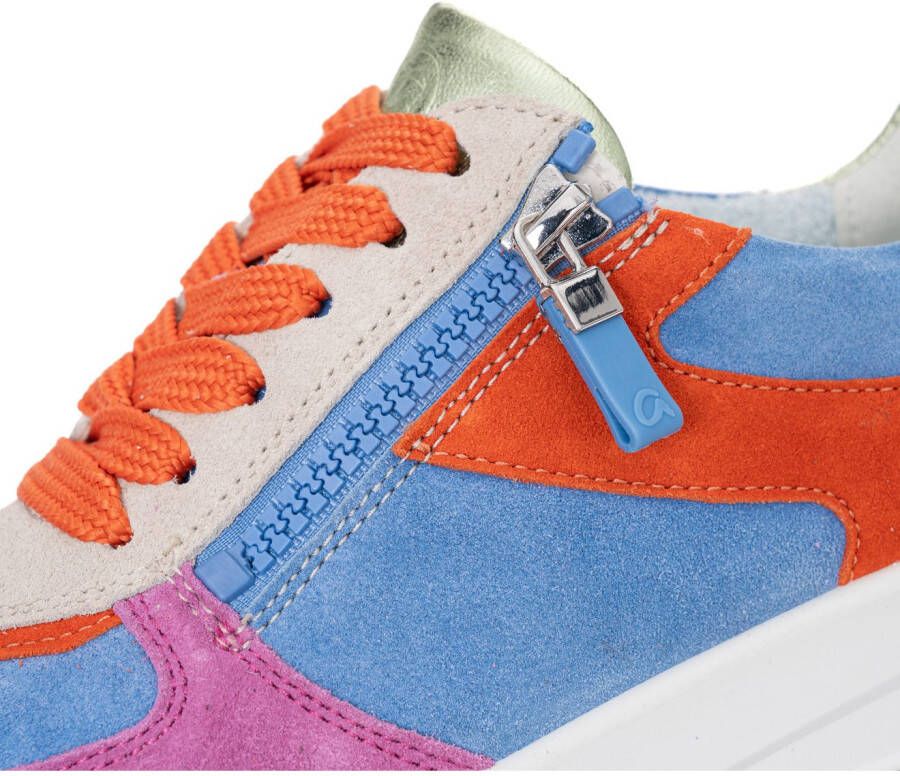 Ara Sneakers met sleehak New York pride sneaker veterschoen in comfortabele breedte h (= zeer breed)