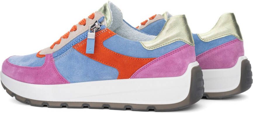 Ara Sneakers met sleehak New York pride sneaker veterschoen in comfortabele breedte h (= zeer breed)