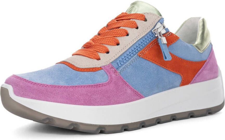 Ara Sneakers met sleehak New York pride sneaker veterschoen in comfortabele breedte h (= zeer breed)