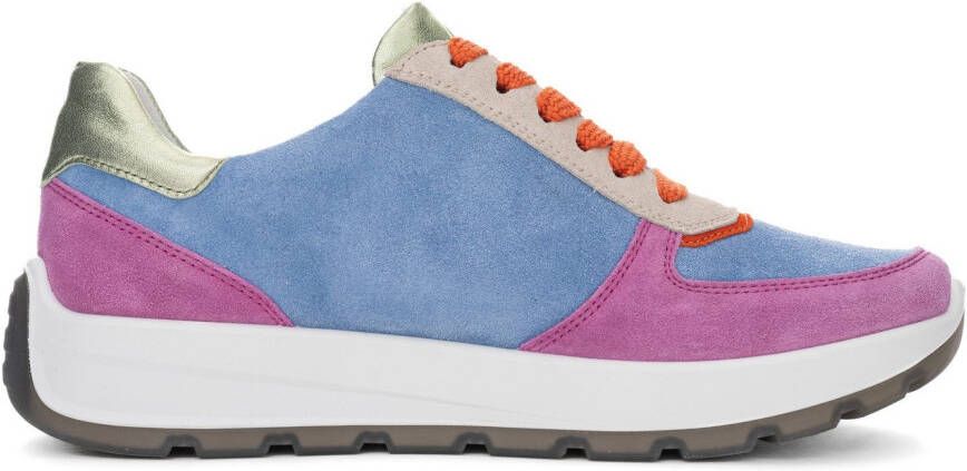Ara Sneakers met sleehak New York pride sneaker veterschoen in comfortabele breedte h (= zeer breed)