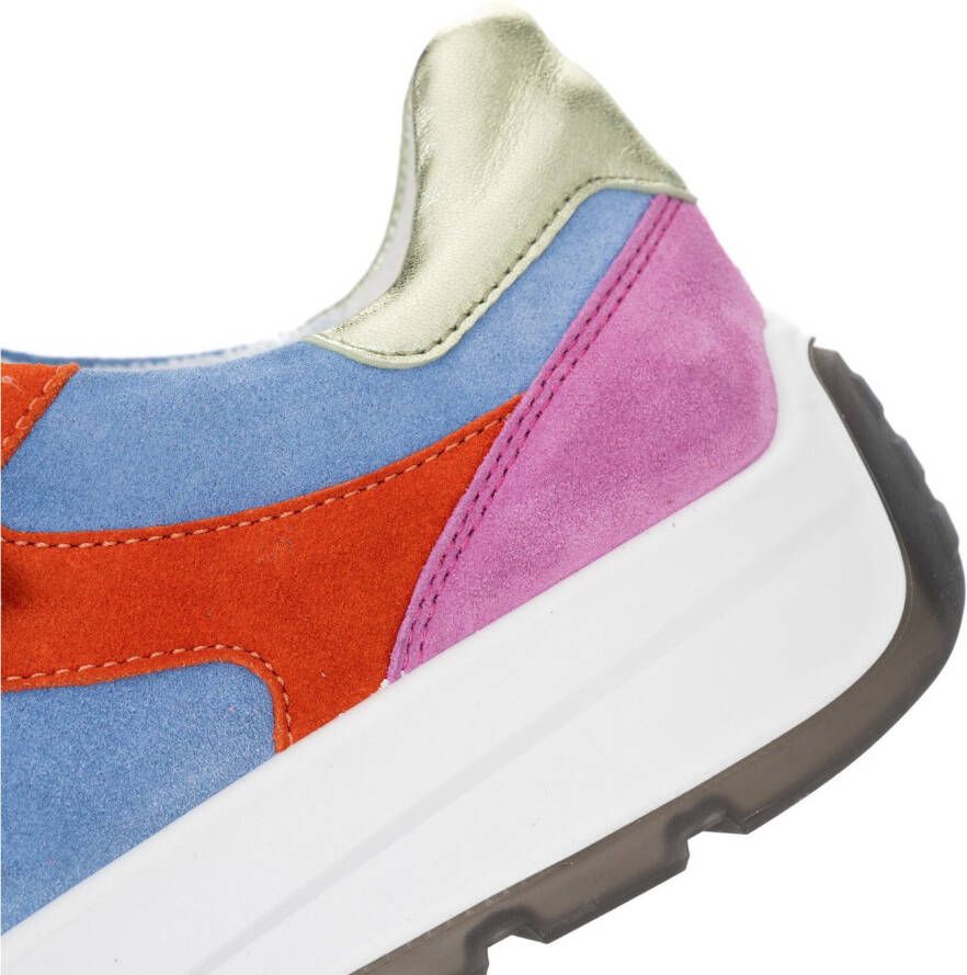Ara Sneakers met sleehak New York pride sneaker veterschoen in comfortabele breedte h (= zeer breed)