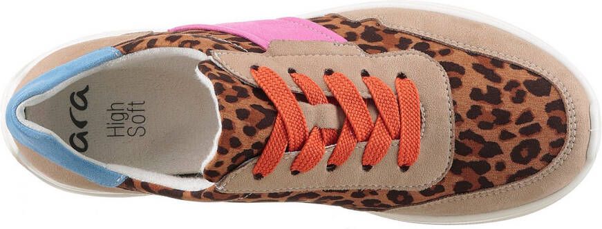 Ara Sneakers met sleehak New York wig sneaker veterschoen in comfortwijdte h (= zeer breed)