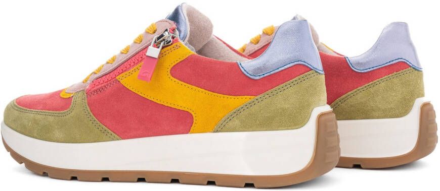 Ara Sneakers met sleehak New York pride sneaker veterschoen in comfortabele breedte h (= zeer breed)