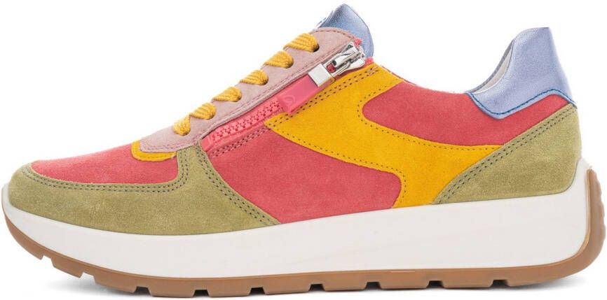 Ara Sneakers met sleehak New York pride sneaker veterschoen in comfortabele breedte h (= zeer breed)