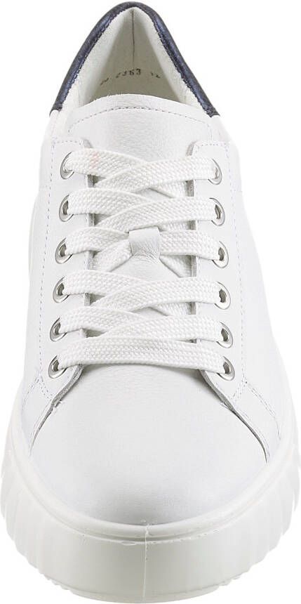 Ara Plateausneakers Monaco vrijetijdsschoen lage schoen veterschoen met verwisselbaar voetbed h-breedte