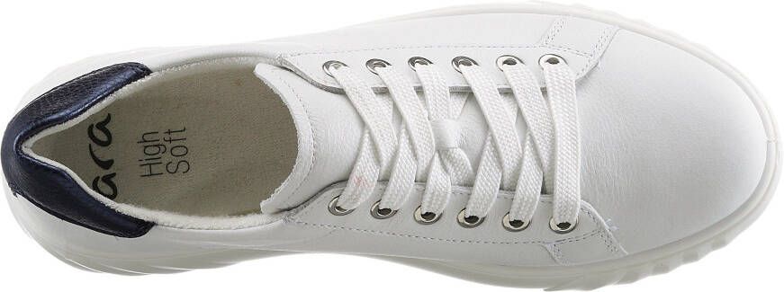 Ara Plateausneakers Monaco vrijetijdsschoen lage schoen veterschoen met verwisselbaar voetbed h-breedte