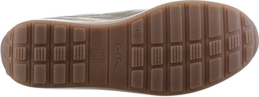 Ara Sneakers OSAKA met rits breedte h vrijetijdsschoen lage schoen veterschoen