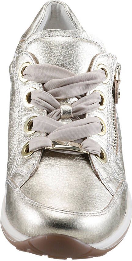 Ara Sneakers OSAKA met rits breedte h vrijetijdsschoen lage schoen veterschoen