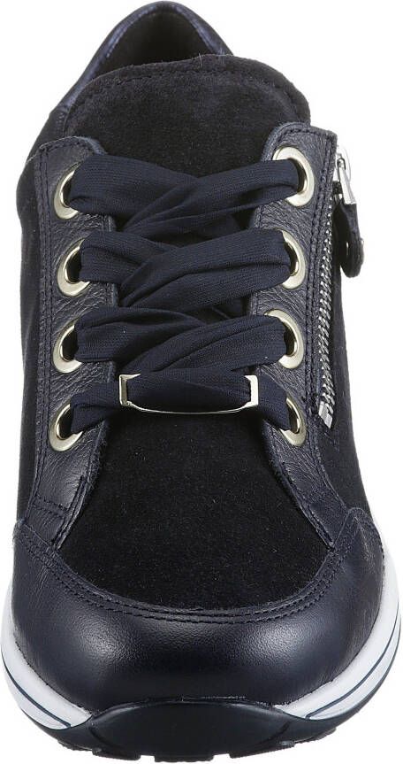 Ara sneaker art. 12-44587 22 blauw veter rits H leest - Foto 5