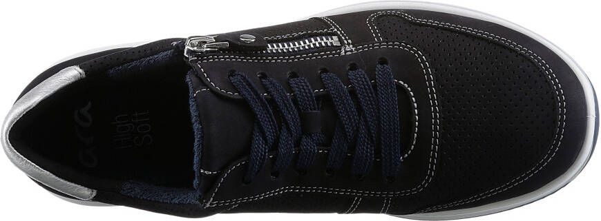 Ara Sneakers OSAKA in breedte h (zeer breed) vrijetijdsschoen lage schoen veterschoen