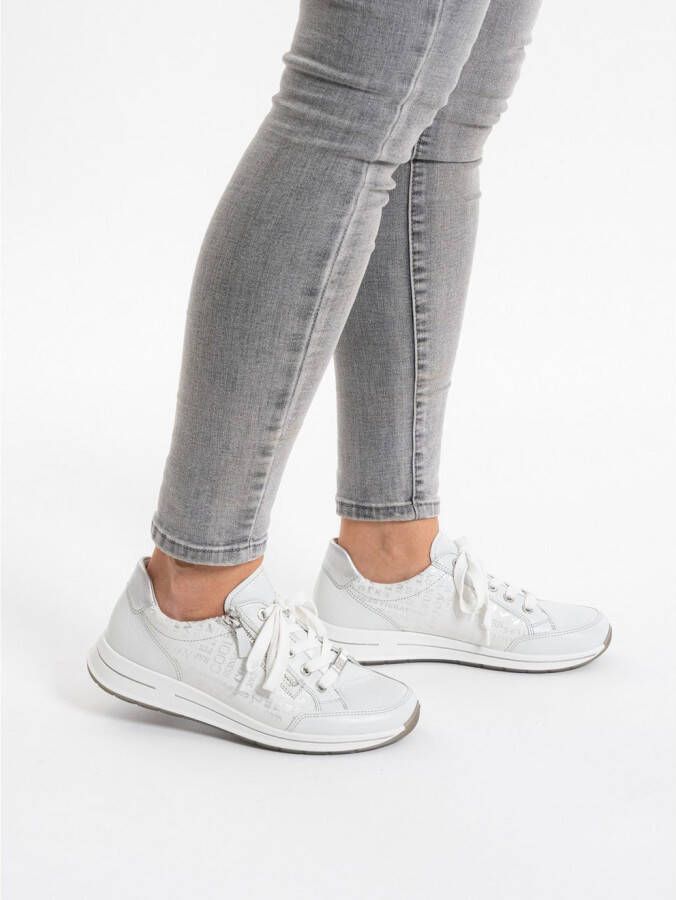 Ara Sneakers OSAKA met rits h-breedte vrijetijdsschoen lage schoen veterschoen