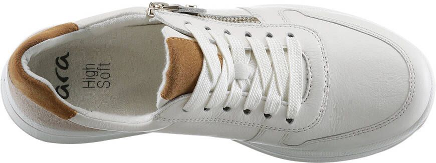 Ara Sneakers Sapporo in comfortbreedte h = zeer breed vrijetijdsschoen lage schoen veterschoen