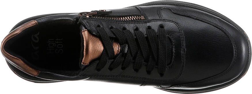 Ara Sneakers Sapporo vrijetijdsschoen lage schoen veterschoen in comfortwijdte h = zeer breed