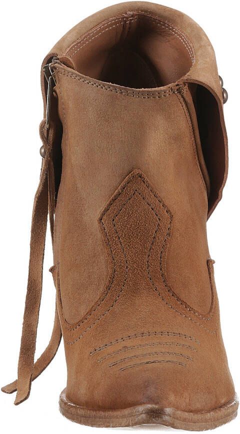 A.S.98 Highheel-laarsjes BELIVE avondmode enkellaarsjes met studs en decoratieve stiksels