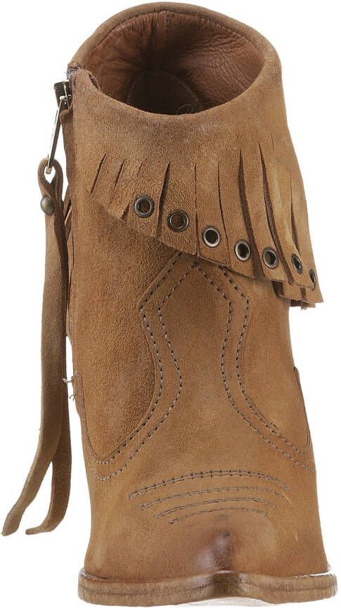 A.S.98 Highheel-laarsjes BELIVE avondmode hoge hak enkellaarsjes met franjes en studs