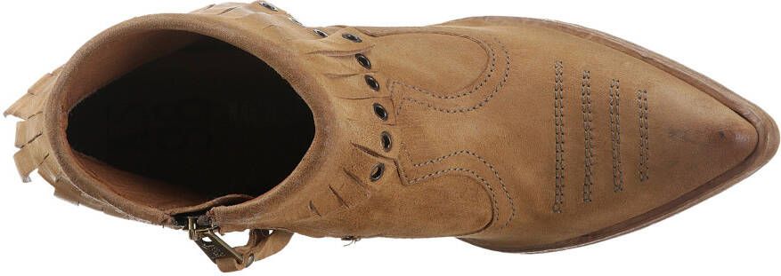 A.S.98 Highheel-laarsjes BELIVE avondmode hoge hak enkellaarsjes met franjes en studs