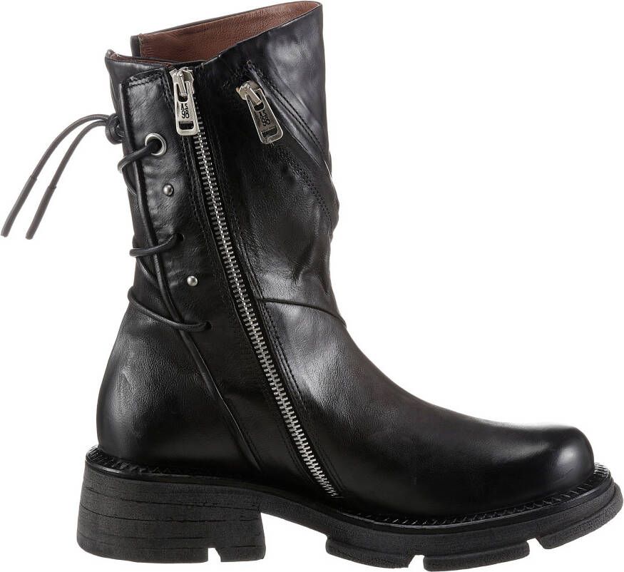 A.S.98 Hoge veterschoenen LANE met hielveter