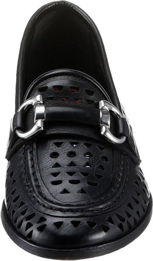 A.S.98 Loafers Jazzi Slipper half schoen met chique sierspeld