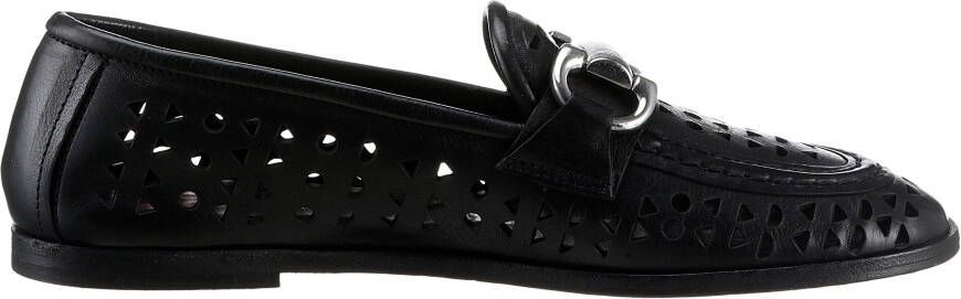 A.S.98 Loafers Jazzi Slipper half schoen met chique sierspeld