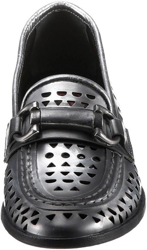 A.S.98 Loafers Jazzi Slipper half schoen met chique sierspeld