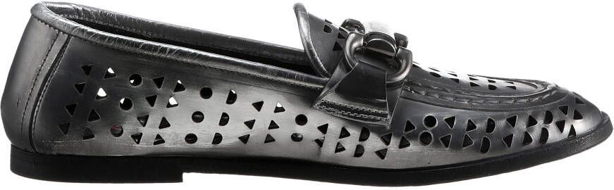 A.S.98 Loafers Jazzi Slipper half schoen met chique sierspeld