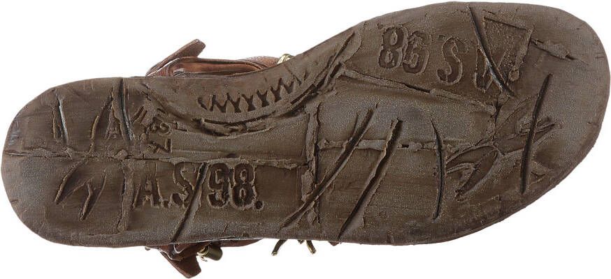 A.S.98 Sandalen RAMOS zomerschoen sandaal met modieuze franjes